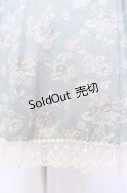 画像2: Victorian maiden / カントリーハイウエストスカート  ライトグリーン O-25-11-04-045-CL-SK-IG-OS