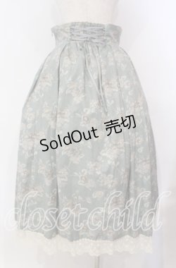 画像4: Victorian maiden / カントリーハイウエストスカート  ライトグリーン O-25-11-04-045-CL-SK-IG-OS