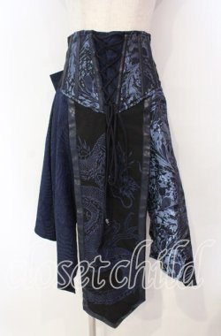 画像1: Qutie Frash / ラップリボンコルセット  ブルー O-25-11-04-046-QU-SK-OW-OS