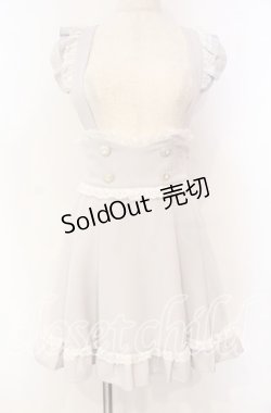 画像1: DearMyLove / ときめきハートビジューレーススカート S グレー O-25-11-04-047-EL-SK-OW-OS