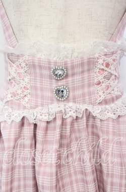 画像2: DearMyLove / はしごレースアップフリルハートスカート S ピンク O-25-11-04-048-EL-SK-OW-OS