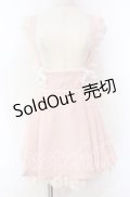 【SALE】DearMyLove / レースサス付きプリーツスカート S ピンク O-25-11-04-049-EL-SK-OW-ZT372