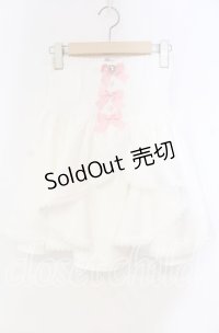 DearMyLove / フロントラッフルコルセットスカート S シロ O-25-11-04-054-EL-SK-OW-OS