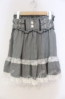 画像1: DearMyLove / ハイウエストフリルティアードフリルスカート S クロ O-25-11-04-055-EL-SK-OW-OS