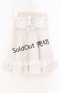 DearMyLove / レースアップポンポンリボンフレアスカート S ピンク O-25-11-04-057-EL-SK-OW-OS