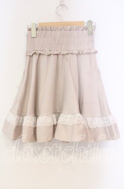 画像3: DearMyLove / レースアップポンポンリボンフレアスカート S ピンク O-25-11-04-057-EL-SK-OW-OS