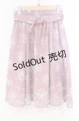 LODISPOTTO / ドット花柄スカート S ピンク O-25-11-04-059-LO-SK-OW-OS