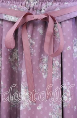 画像2: LODISPOTTO / ドット花柄スカート S ピンク O-25-11-04-059-LO-SK-OW-OS