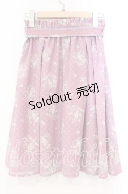 画像3: LODISPOTTO / ドット花柄スカート S ピンク O-25-11-04-059-LO-SK-OW-OS