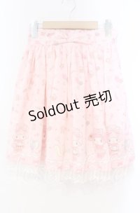 サンリオ / マイメロディパレード 大人スカート M〜L ピンク O-25-11-04-060-EL-SK-OW-OS