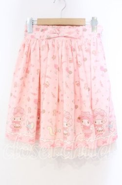 画像1: サンリオ / マイメロディパレード 大人スカート M〜L ピンク O-25-11-04-060-EL-SK-OW-OS