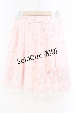 画像1: サンリオ / マイメロディパレード 大人スカート M〜L ピンク O-25-11-04-060-EL-SK-OW-OS