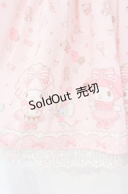 画像2: サンリオ / マイメロディパレード 大人スカート M〜L ピンク O-25-11-04-060-EL-SK-OW-OS
