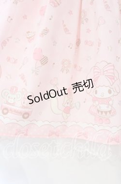 画像3: サンリオ / マイメロディパレード 大人スカート M〜L ピンク O-25-11-04-060-EL-SK-OW-OS