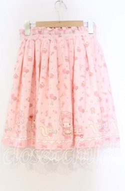 画像4: サンリオ / マイメロディパレード 大人スカート M〜L ピンク O-25-11-04-060-EL-SK-OW-OS