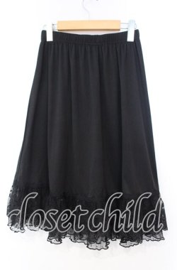 画像3: axes femme / ドットチュール使いペチスカート M クロ O-25-11-04-062-AX-SK-IG-OS