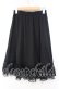 画像3: axes femme / ドットチュール使いペチスカート M クロ O-25-11-04-062-AX-SK-IG-OS (3)