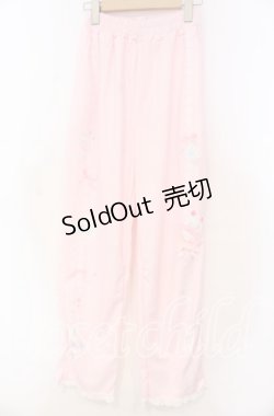 画像1: ACDC RAG / ホイップネコ パンツ  ピンク O-25-11-04-066-PU-PA-OW-OS