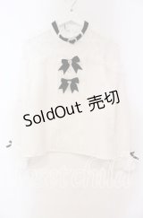 DearMyLove / ハートビジューリボンオフショル風レースブラウス M シロ O-25-11-04-008-EL-BL-OW-OS