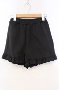 DearMyLove / ジャージフリルショートパンツ S クロ O-25-11-04-067-EL-PA-OW-OS