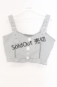 DearMyLove / ハートベルトビジューフリルビスチェ M クロ O-25-11-04-068-EL-TO-OW-OS