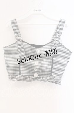 画像1: DearMyLove / ハートベルトビジューフリルビスチェ M クロ O-25-11-04-068-EL-TO-OW-OS