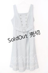 Kurumi Collaboration / マリンアカデミアジャンパースカート 3Ｌ サックス O-25-11-04-070-LO-OP-IG-OS