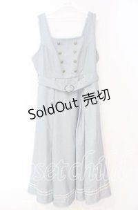 Kurumi Collaboration / マリンアカデミアジャンパースカート 3Ｌ サックス O-25-11-04-070-LO-OP-IG-OS