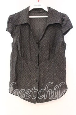 画像1: HYSTERIC GLAMOUR / スカル開襟シャツ  ブラック O-25-11-04-074-PU-BL-IG-OS