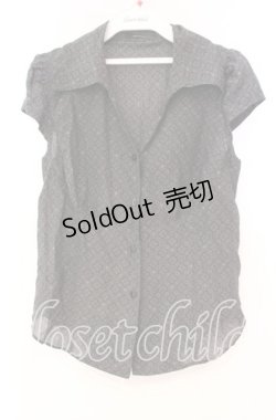 画像1: HYSTERIC GLAMOUR / スカル開襟シャツ  ブラック O-25-11-04-074-PU-BL-IG-OS