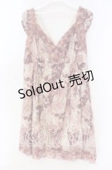 HYSTERIC GLAMOUR / ローズプリントワンピース  アイボリー×ピンク O-25-11-04-075-PU-OP-IG-OS