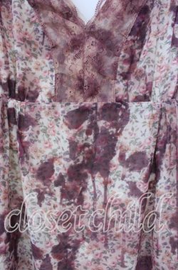 画像2: HYSTERIC GLAMOUR / ローズプリントワンピース  アイボリー×ピンク O-25-11-04-075-PU-OP-IG-OS