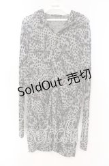 HYSTERIC GLAMOUR / バタフライジップパーカー  グレー×ブラック O-25-11-04-077-PU-TO-IG-OS