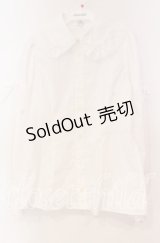 MIHO MATSUDA / ローズレースブラウス M ホワイト O-25-11-04-079-GO-BL-YM-OS