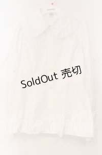 MIHO MATSUDA / ローズレースブラウス M ホワイト O-25-11-04-079-GO-BL-YM-OS