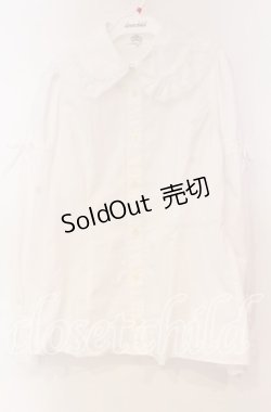 画像1: MIHO MATSUDA / ローズレースブラウス M ホワイト O-25-11-04-079-GO-BL-YM-OS