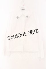 PEACE NOW / シャンデリア刺繍ブラウス  ホワイト O-25-11-04-082-PU-BL-IG-OS