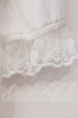 画像2: Secret Honey / スクエア襟テレコTシャツ 0 シロ O-25-11-04-084-CA-TS-YM-OS