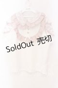 DearMyLove / 袖ハートレースヨークブラウス M ピンク O-25-11-04-010-EL-BL-OW-OS