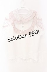 DearMyLove / 袖ハートレースヨークブラウス M ピンク O-25-11-04-010-EL-BL-OW-OS