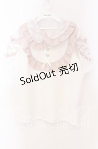 DearMyLove / 袖ハートレースヨークブラウス M ピンク O-25-11-04-010-EL-BL-OW-OS