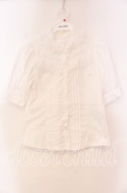 画像1: Victorian maiden / コットンレースフリルブラウス  オフ O-25-11-04-089-CL-BL-IG-OS