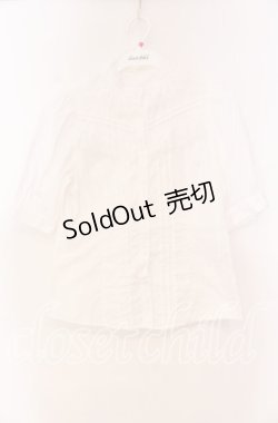 画像1: Victorian maiden / コットンレースフリルブラウス  オフ O-25-11-04-089-CL-BL-IG-OS