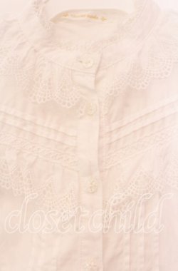 画像2: Victorian maiden / コットンレースフリルブラウス  オフ O-25-11-04-089-CL-BL-IG-OS