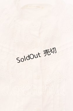 画像2: Victorian maiden / コットンレースフリルブラウス  オフ O-25-11-04-089-CL-BL-IG-OS