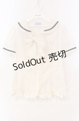 Angelic Pretty / Cosmicセーラーブラウス  アイボリー O-25-11-04-090-AP-BL-IG-OS