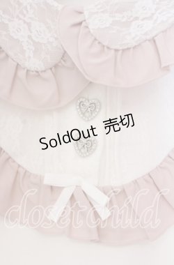 画像2: DearMyLove / 袖ハートレースヨークブラウス M ピンク O-25-11-04-010-EL-BL-OW-OS