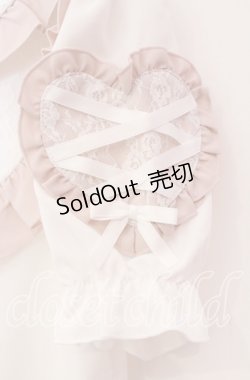 画像3: DearMyLove / 袖ハートレースヨークブラウス M ピンク O-25-11-04-010-EL-BL-OW-OS