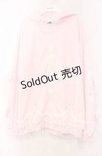 ACDC RAG / ホイップネコ ZIPパーカー  ピンク O-25-11-04-013-PU-TO-OW-OS