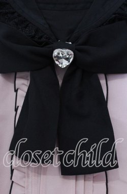 画像2: DearMyLove / セーラーレースフリルビジューブラウス M ピンク O-25-11-04-014-EL-BL-OW-OS